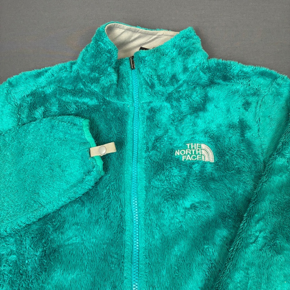The North Face Osito Full Zip Fleece Jacket Women's Size Medium Teal